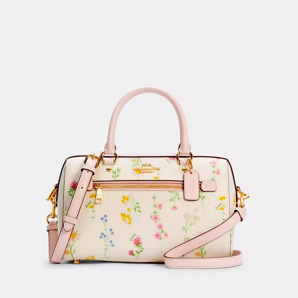 Rowan Satchel With Spaced Wildflower Print